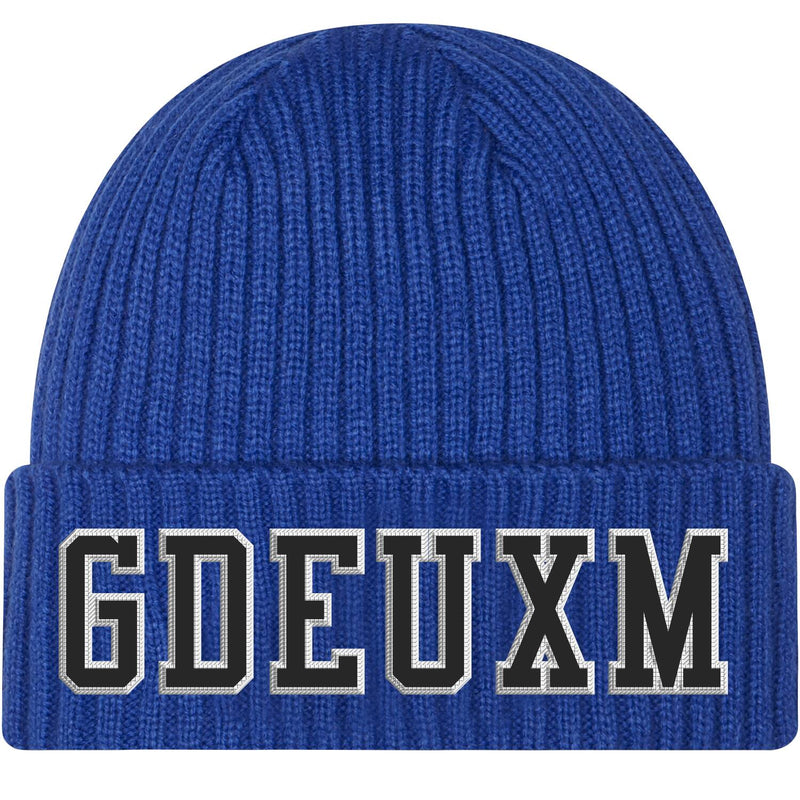 Blue & Black Beanie
