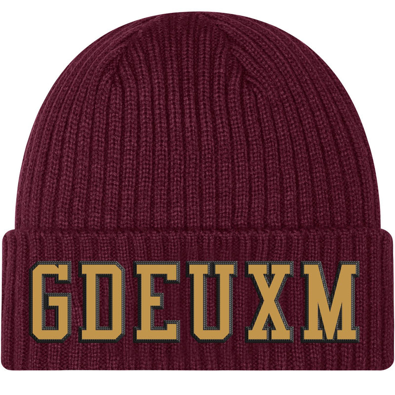Maroon & Gold Beanie