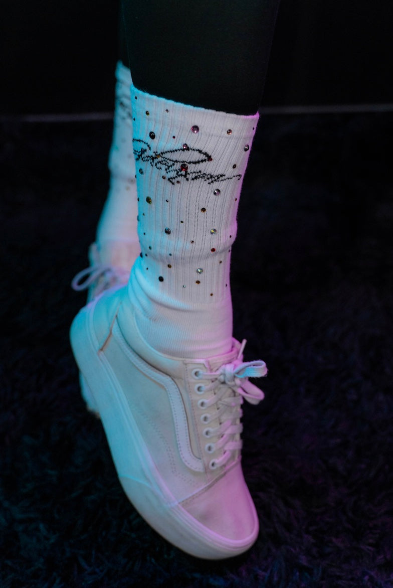 Rhinestone Socks